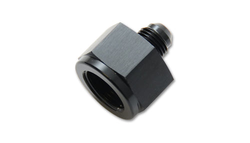 Vibrant 10828 Power Fitting, Reducer, Female -10 AN to Male -4 AN, Aluminum, Black Anodized, each