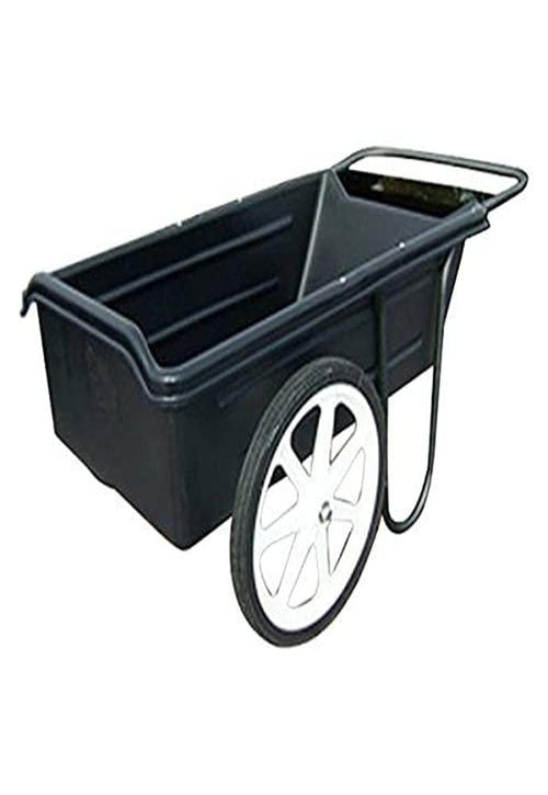 Dock Pro Taylor Made Dock Cart, 47 x 23 x 13-Inch, Ergonomic, Curved Handle, Marine Plastic Rim Wheels, 7 Cubic Feet, 300 lbs. Capacity, Hand Wheelbarrow for Garden, Landscape, Yard, Cargo - 1060