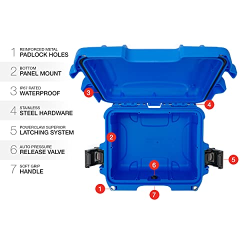 Blue Nanuk 905 Waterproof Hard Case Empty
