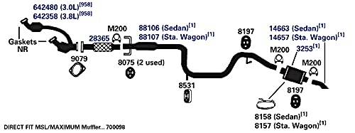Exhaust Hanger AP Exhaust 8075
