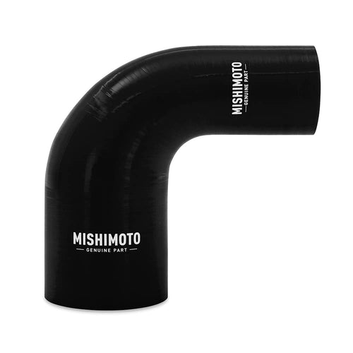 Mishimoto 90-Degree MMCP-R90-17525BK Silicone Transition Coupler, 1.75" to 2.50", Black