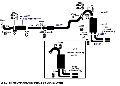 U Clamp AP Exhaust - M112
