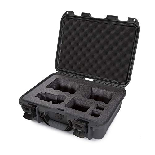Waterproof Nanuk 920 Hard Case with Custom Foam Insert for Sony A7R Size Camera - Graphite
