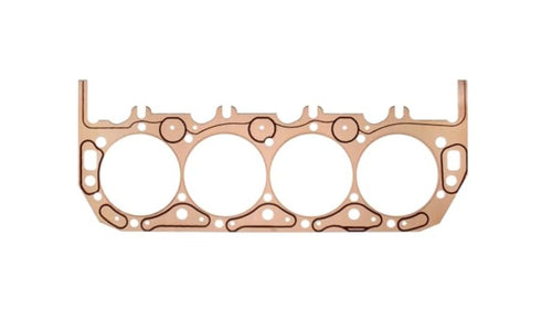 Cylinder Head Gasket, SCE Gaskets, ICS Titan, 4.520 in Bore, 0.050 in Compression Thickness, Copper, Big Block Chevy, Each