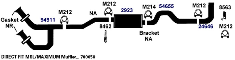 Hanger AP Exhaust 8462