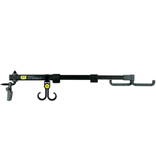 HAWK Xtendible Mega Tree Arm | Hunting Treestands Portable Folding Lightweight Easy Mount Aluminum Long Holder with Hooks for Bow, Crossbow & Accessories | Weight rating 15 Lbs