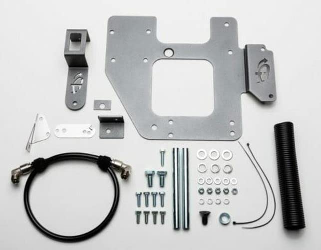 Compressor Bracket & Hardware UDA 123-7810 - JK Engine Bracket for ARB Dual Air Compressor - Black