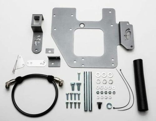 Compressor Bracket & Hardware UDA 123-7810 - JK Engine Bracket for ARB Dual Air Compressor - Black