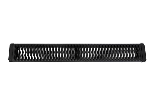 TrailFX Running Boards Aggressive for Chevrolet Silverado 1500 Standard Cab 2019-2025 Titanium Black Powder Coated Aluminum 6.5 Inch Width Stationary Side Steps With Mounting Hardware TrailFX RBA023TI