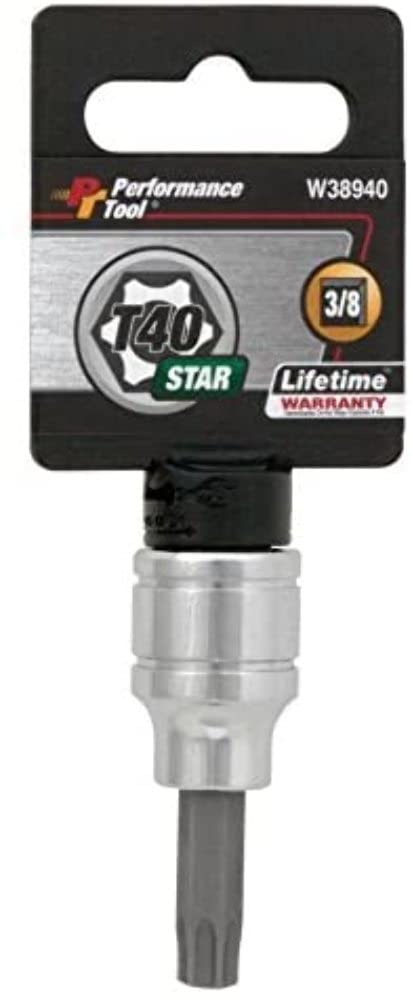 W38940 Performance Tool 3/8-Inch Drive T-40 Tamper Resistant