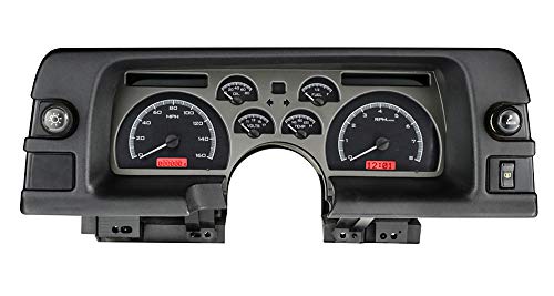 Dakota Digital 90 91 92 Chevy Camaro Dash Analog Gauge Cluster Black Alloy Red VHX-90C-CAM-K-R