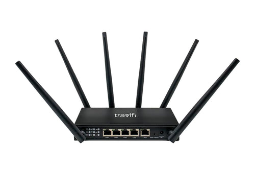 JourneyXTR LTE TravlFi RV WiFi Router | RV Internet with Multiple Networks, Pay As You Go and No Contracts | Internet for Motorhomes and Camper Trailers