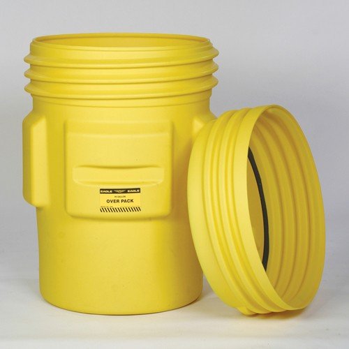 Haz-Mat Eagle 95 Gallon Polyethylene Containment Overpack Drum With Screw Top Lid 31" X 45"