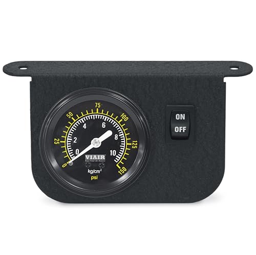 Dash Panel Gauge Kit VIAIR 10061, Black