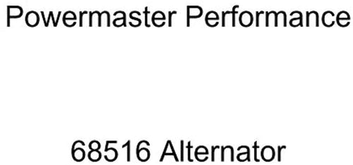 Alternator Powermaster 68516 Polish (6G 200A 6 Groove Pulley Large Frame V Mating LI-SIG-AS Regular)