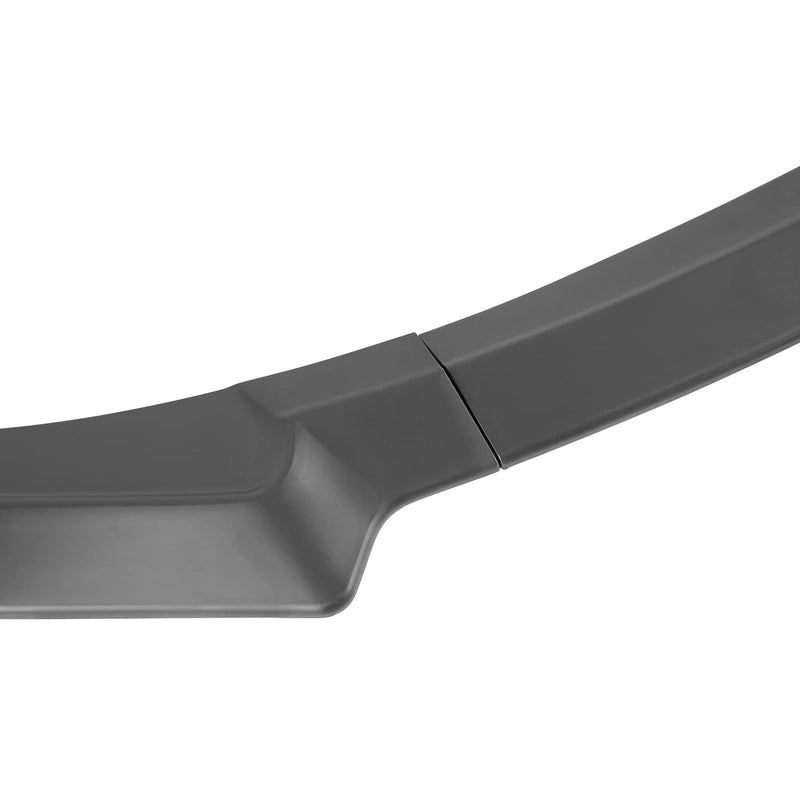 Matte Black Spec-D Tuning Front Bumper Lip Splitter Spoiler 3PC Compatible with 2018-2021 Kia Stinger
