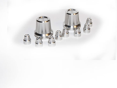 Muscle Cars Drake Billet Aluminum Strut Tower Caps 10 Piece Set Compatible with 2011-2014 Ford Mustang, Model BR3Z-7W13296-BL