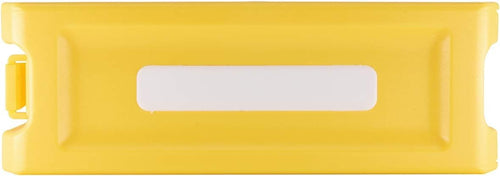 Plano Medium Weight Retainer Edge Terminal Box, Yellow, Customizable Fishing Tackle Storage, Includes Weight Retainer Tackle Tray