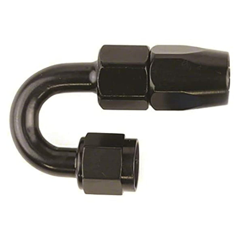 180 Blk -6an Push-on Hose End