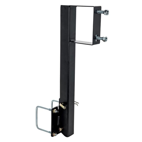EAZ-Lift Camco Bumper Mount Spare Tire Carrier | Features Hinged Design for Easy Access to RV Storage & Fits RV Bumpers Up to 4” (H) and 4” (W) | Crafted of Heavy Duty Powder Coated Steel (48476)