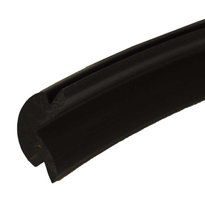 Metal Taco Vinyl Insert 1/2x1 50', Black
