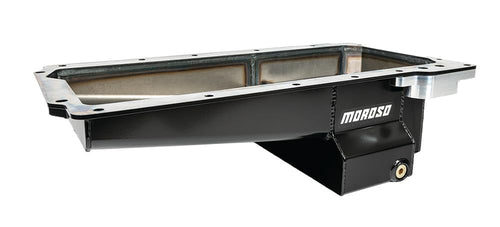 Moroso Steel 20149 LS Swap Oil Pan, Fits GM LS 4.8/5.3/6.0/6.2 Engines w/Remote Oil Filter in Early Camaro, Nova