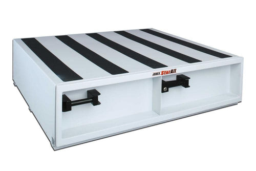 Jobox Delta 668980 48" x 48" x 13" Tall Steel Compartment Drawer Unit Storall