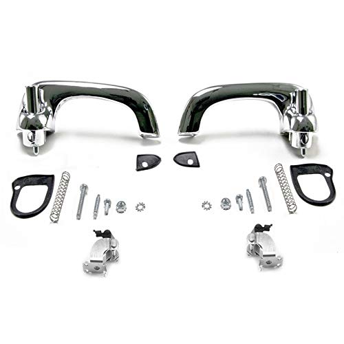 Scott Drake Show-Quality C4DZ-6222404/5P Polished Chrome Door Handles