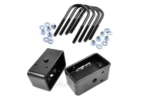 Rough Country 3" U-bolt & Block Kit for 1999-2010 Ford F-250 Super Duty - 6552