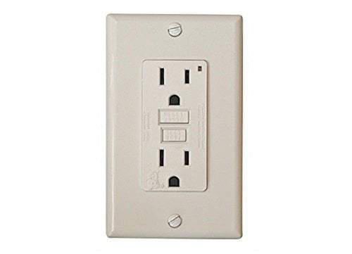 Diamond Group 15 Amp VGF15W-WHITE Grd Receptacle Fault with Power Light White
