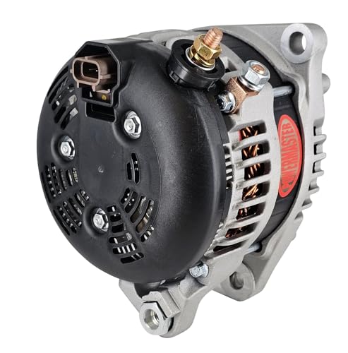 Alt Ford Powermaster Denso Nat'l 245A 2011-14 Mustang 6 grv Solid Pulley Side Batt Post/Rear Reg