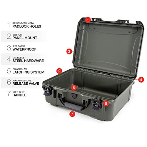 Olive Nanuk 940 Waterproof Hard Case Empty