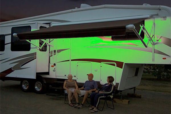 Carefree Universal SR0112 Color with White LED Add-On Awning Light Kit with Remote - White