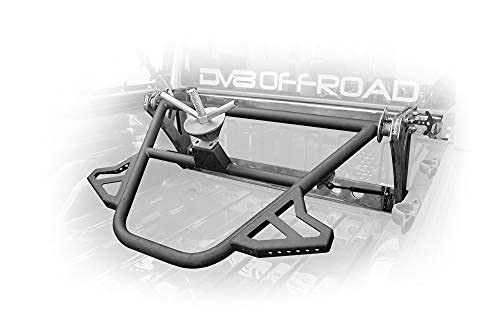 Offroad DV8 Spare Tire Carrier for 2020-Current Jeep Gladiator JT | in Bed Storage | 2-Stage Adjustable Positioning | Accommodates up to 42" Tire