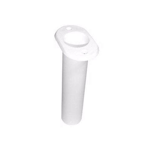 Flush Mount Rod Holder - Flat Top Fish White