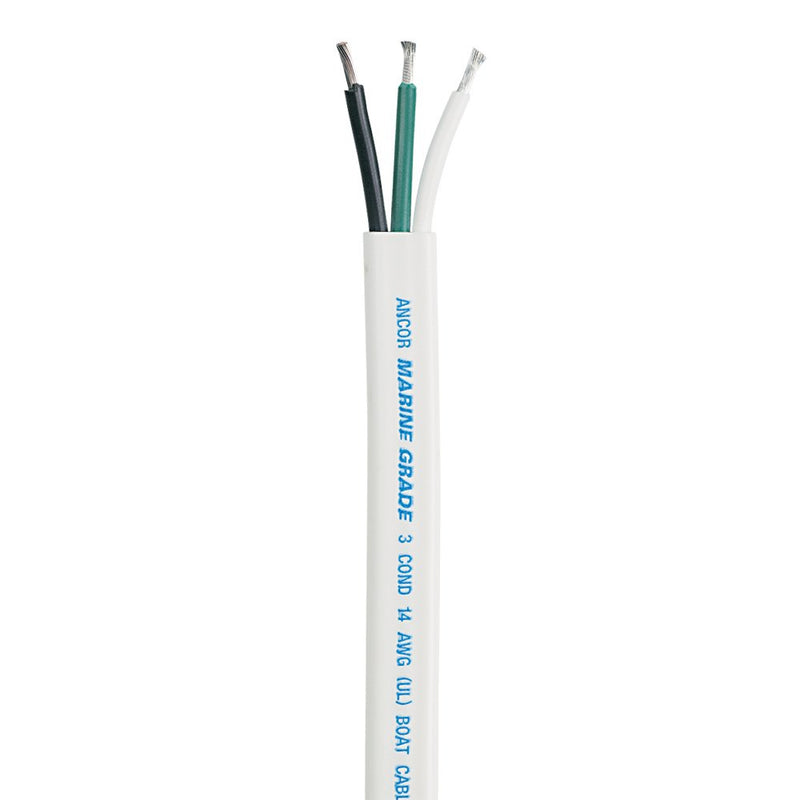 White Ancor Triplex Cable - 14/3-100' (31849)