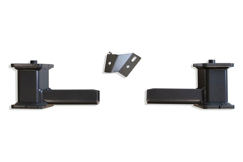 A Pair of 4" Rear Lift Blocks Max Trac Suspension Part# 813340 FABRICATED from Steel & Powder Coated Grey