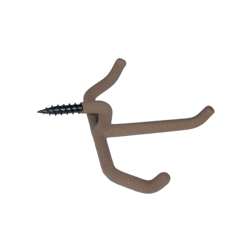HME Accessory Triple-Prolong Rubber-Coated Steel Hunting Hook Quiet no Slip Use Easily Screws into Tree