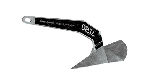 Delta Lewmar Galvanized Anchor 16kg/35lbs for Boats 35'-52'
