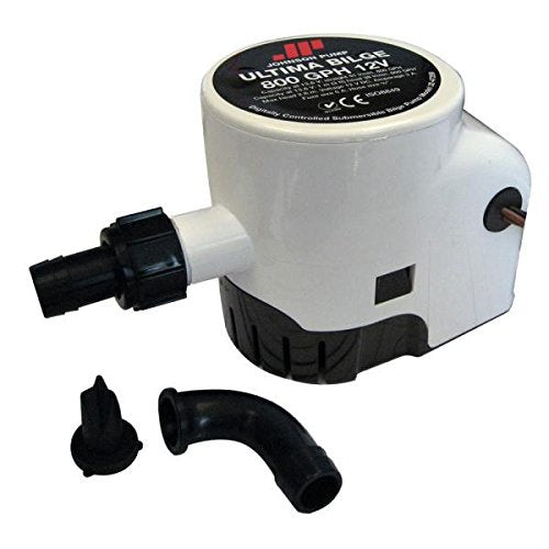Ultima Johnson Pump Bilge 800 GPH 3/434; Hose Dura Ports
