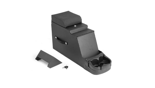Center Console Rugged Ridge for Jeep CJ/Wrangler YJ | Vinyl, Black | 13104.01 | Fits 1976-1995 Jeep CJ & Wrangler YJ