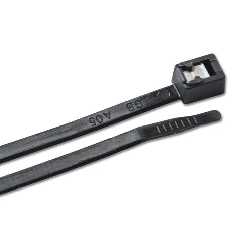 14" Ancor Black UV Self Cutting Cable Zip Ties - 500-Pack