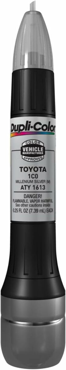 Dupli-Color Scratch Fix ATY1613 All-In-1 Exact-Match Automotive Touch-Up Paint – Toyota Millennium Silver – 0.25 oz. Paint Pen
