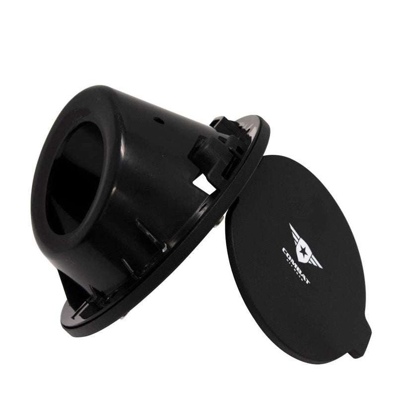 Fuel Containment Door Combat Off Road - Gas Cap Door Compatible with Jeep Wrangler JK/JKU