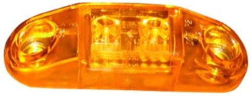 Led Marker/Clearance Peterson M168A-MV, Oblong, 2.6"X0.75", Mv, P2