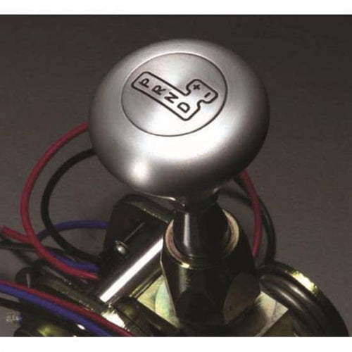 ES Shifter Lokar Performance Products ES6L80DXMB Gm 6L80 Black 10" Single Bend Lever Mushroom Black Knob