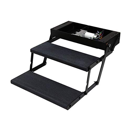 30" Lippert Components Double Treadlite Power RV Step with Switch and Harness