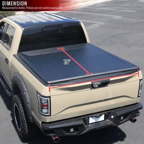 TCR-SIV14-65-MP SPEC-D TUNING 2500 Lt Crew Cab Double Cab Tonneau Cover for 15-18 Chevy Silverado