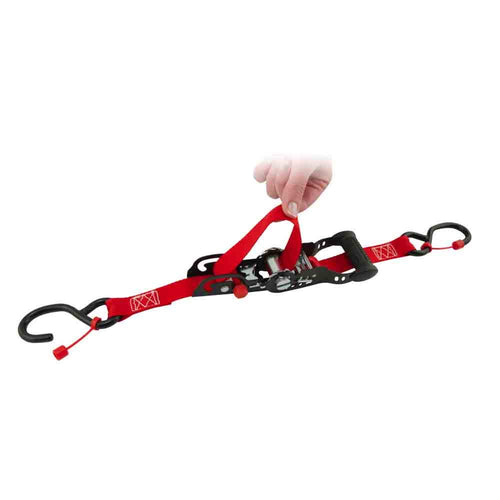 1" X 14' 1200 Lb Sliding Ratchet W/Cap Locks and Velcro (31427), Qty 2 Erickson Manufacturing