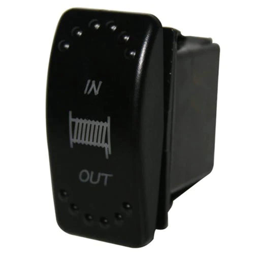 Winch Bulldog 20261- Momentary(in) Center Off Momentary(Out) 4 pin White Switch